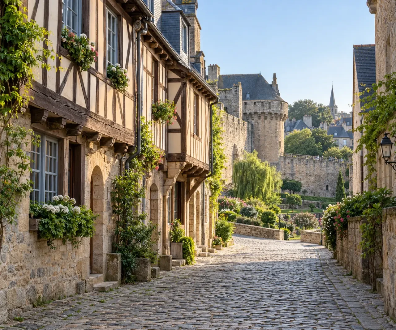 Que faire golf du Morbihan : découverte du centre historique de Vannes