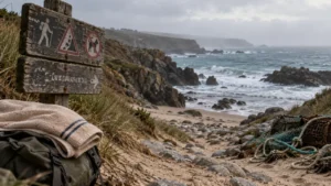Plages naturistes dans le Morbihan, crique sableuse