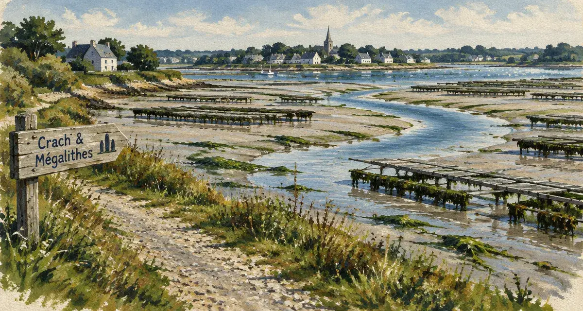 Ria bretonne à Crac’h (Morbihan) : que faire a crach morbihan