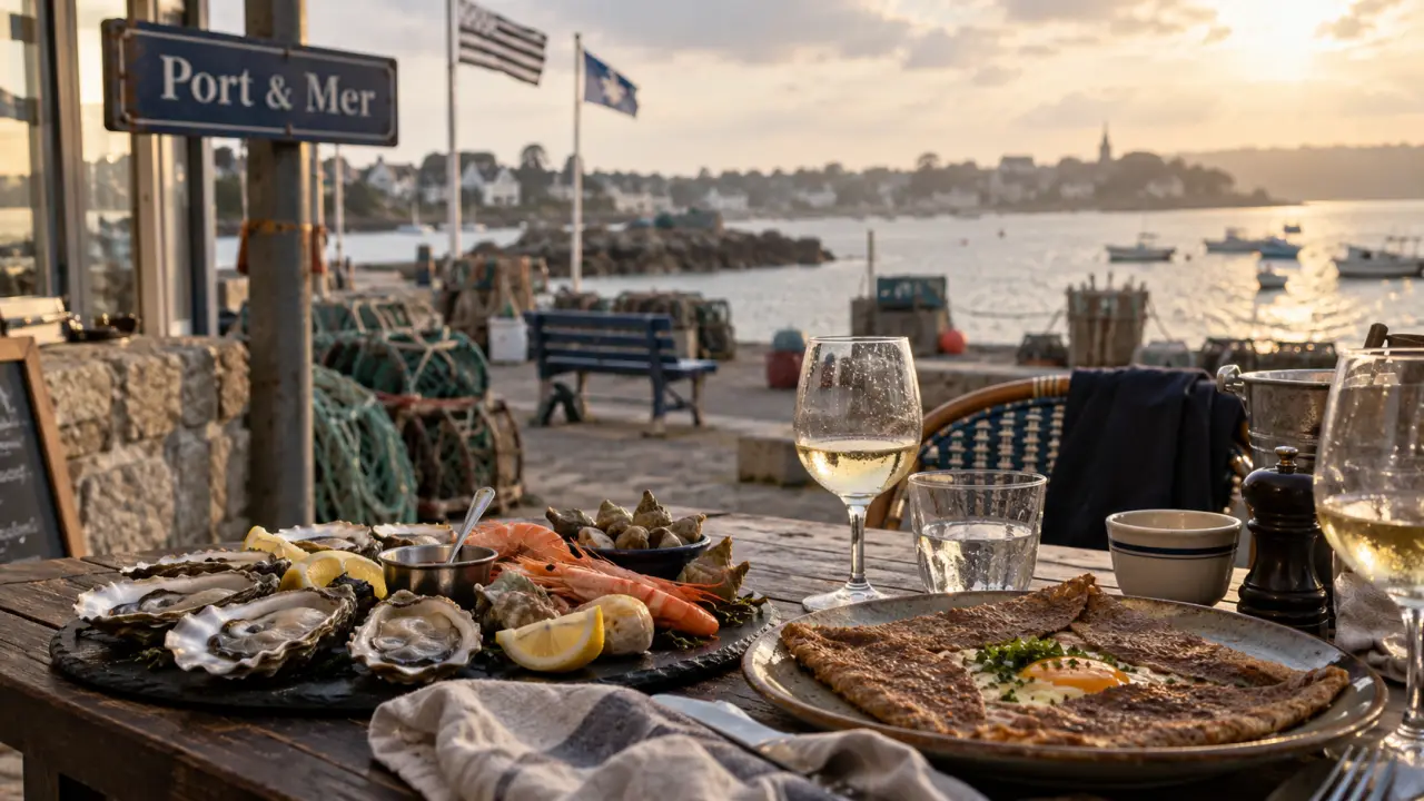 Restaurants damgan morbihan : table port mer et cuisine bretonne